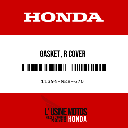 image de 11394-MEB-670 GASKET, R COVER