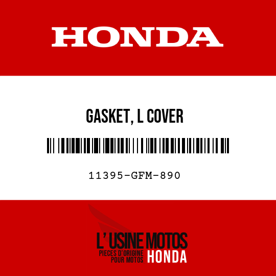image de 11395-GFM-890 GASKET, L COVER