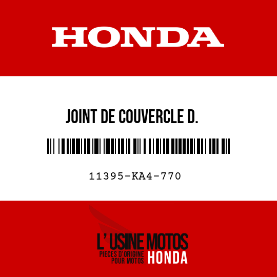 image de 11395-KA4-770 JOINT DE COUVERCLE D.