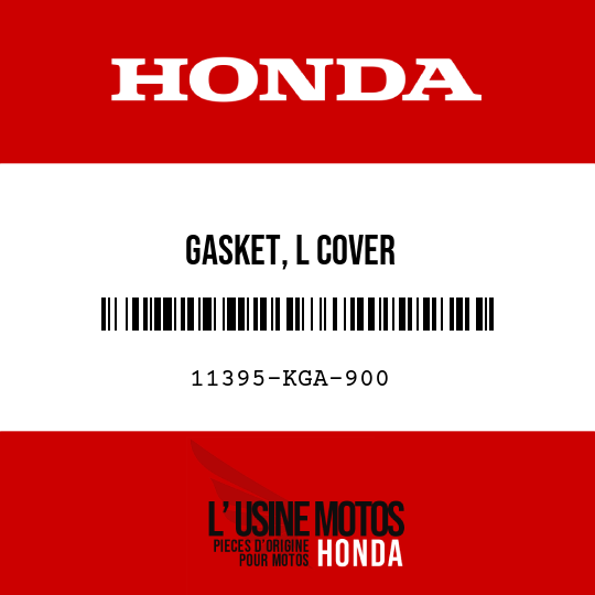 image de 11395-KGA-900 GASKET, L COVER