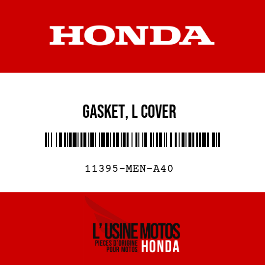 image de 11395-MEN-A40 GASKET, L COVER