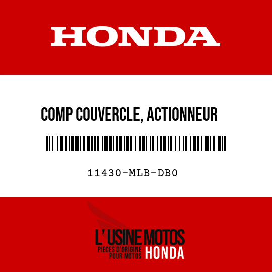 image de 11430-MLB-DB0 COMP COUVERCLE, ACTIONNEUR   EMBRAYAGE