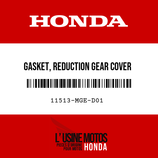 image de 11513-MGE-D01 GASKET, REDUCTION GEAR COVER