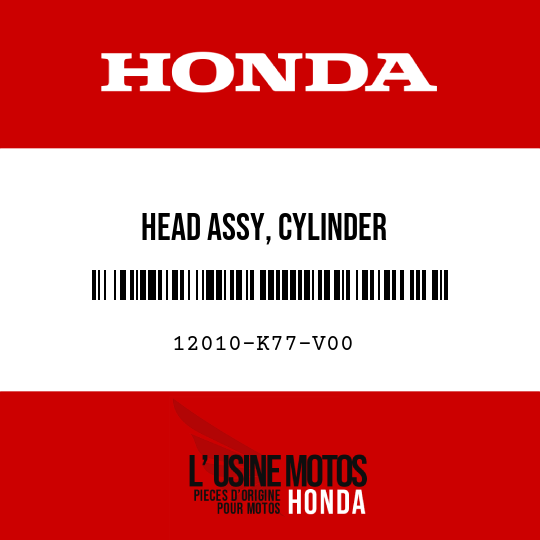 image de 12010-K77-V00 HEAD ASSY, CYLINDER