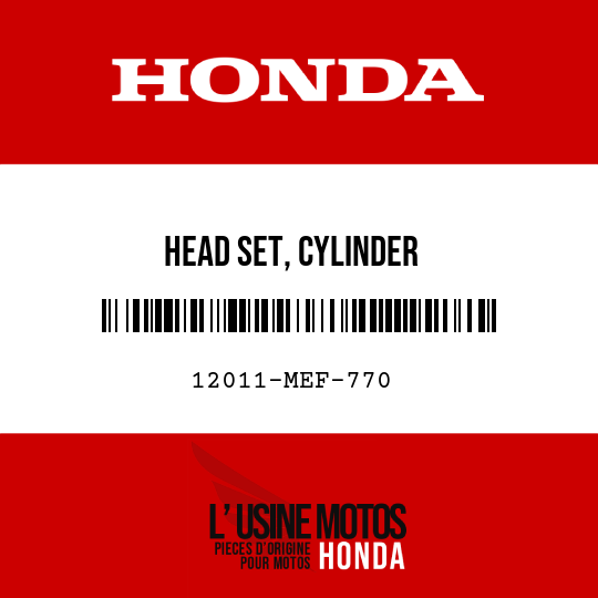 image de 12011-MEF-770 HEAD SET, CYLINDER