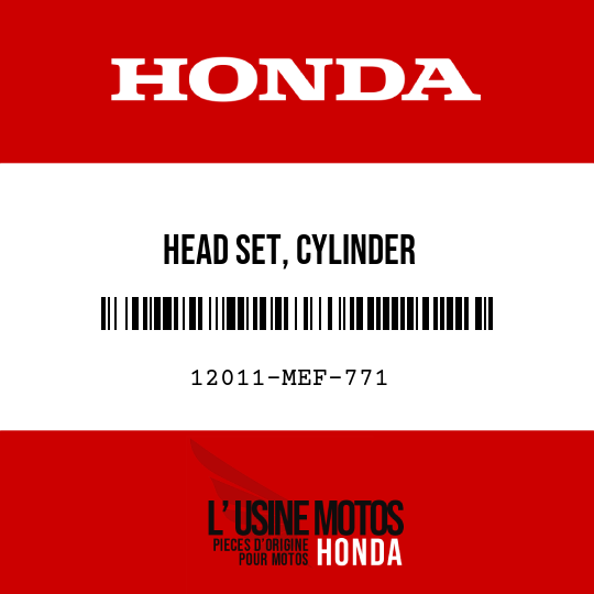 image de 12011-MEF-771 HEAD SET, CYLINDER