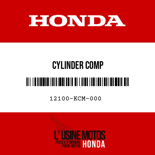 image de 12100-KCM-000 CYLINDER COMP