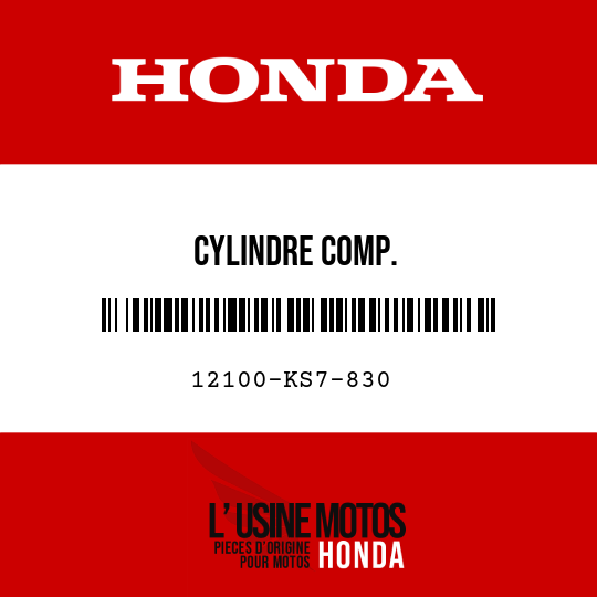 image de 12100-KS7-830 CYLINDRE COMP.