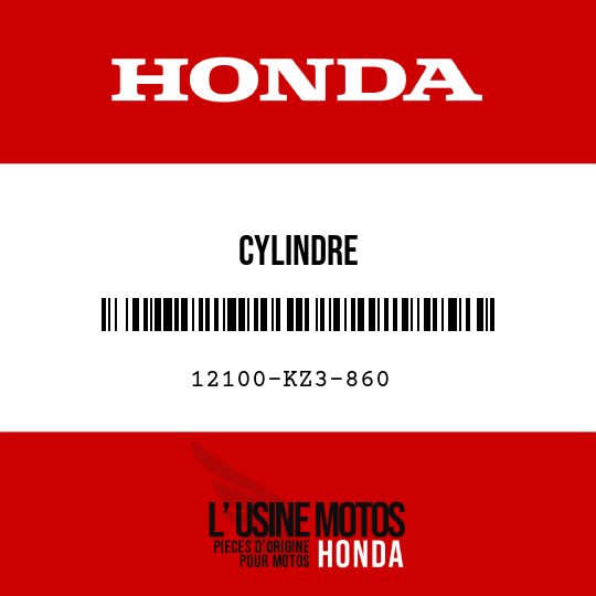 image de 12100-KZ3-860 CYLINDRE