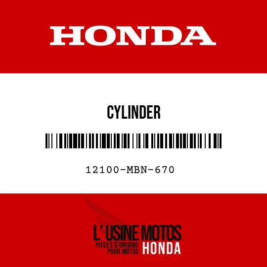 image de 12100-MBN-670 CYLINDER