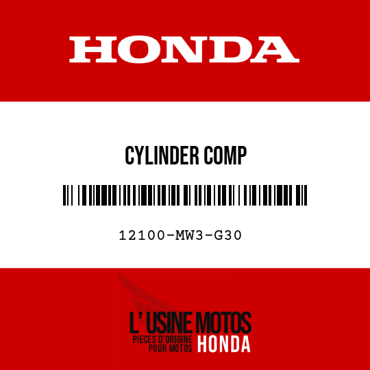 image de 12100-MW3-G30 CYLINDER COMP