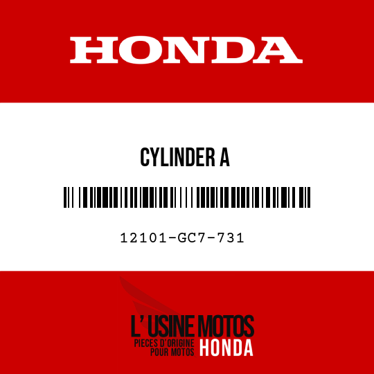 image de 12101-GC7-731 CYLINDER A