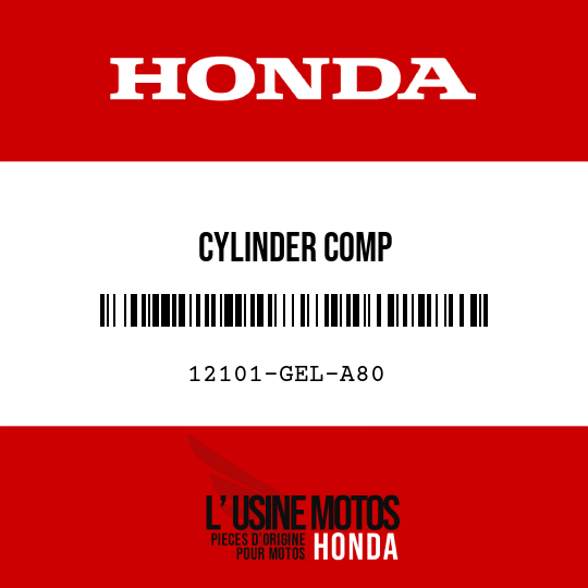 image de 12101-GEL-A80 CYLINDER COMP