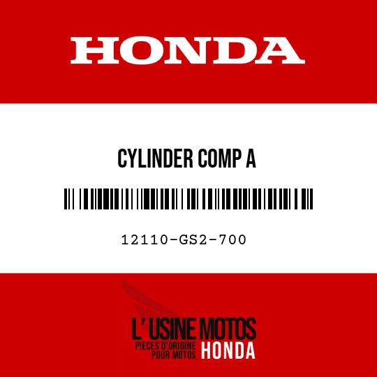 image de 12110-GS2-700 CYLINDER COMP A