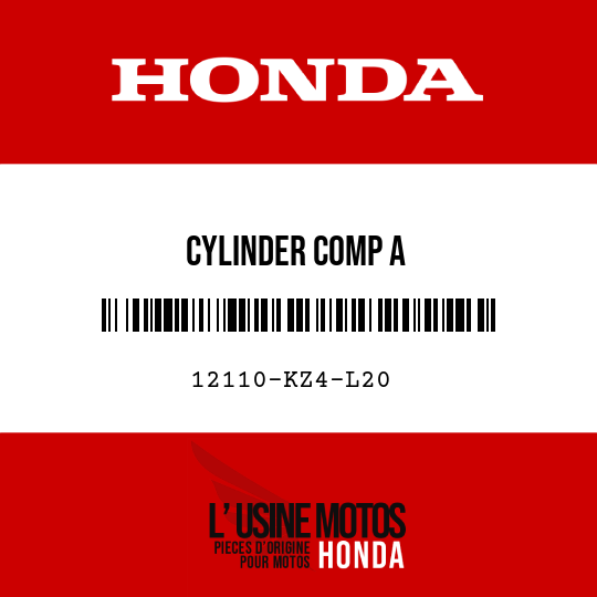 image de 12110-KZ4-L20 CYLINDER COMP A