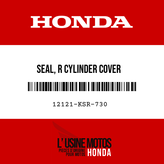 image de 12121-KSR-730 SEAL, R CYLINDER COVER