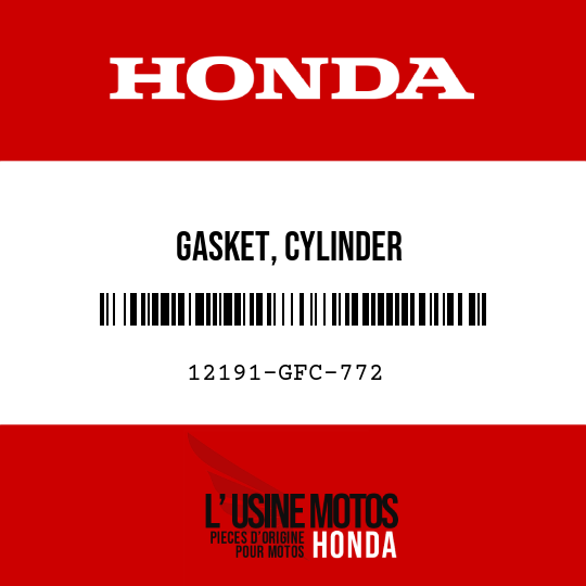 image de 12191-GFC-772 GASKET, CYLINDER