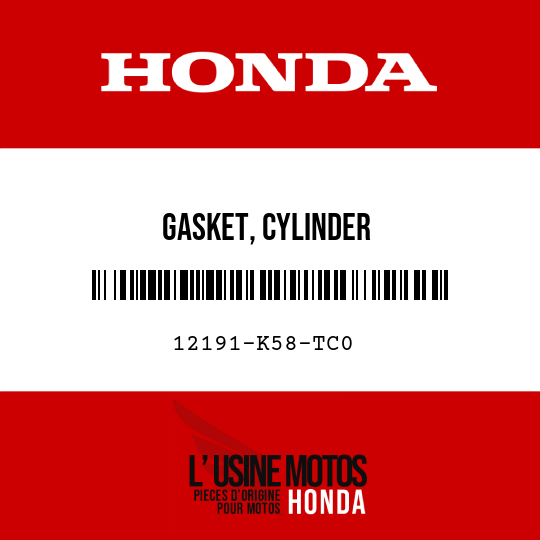 image de 12191-K58-TC0 GASKET, CYLINDER