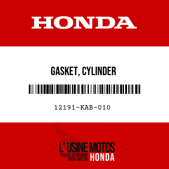image de 12191-KAB-010 GASKET, CYLINDER