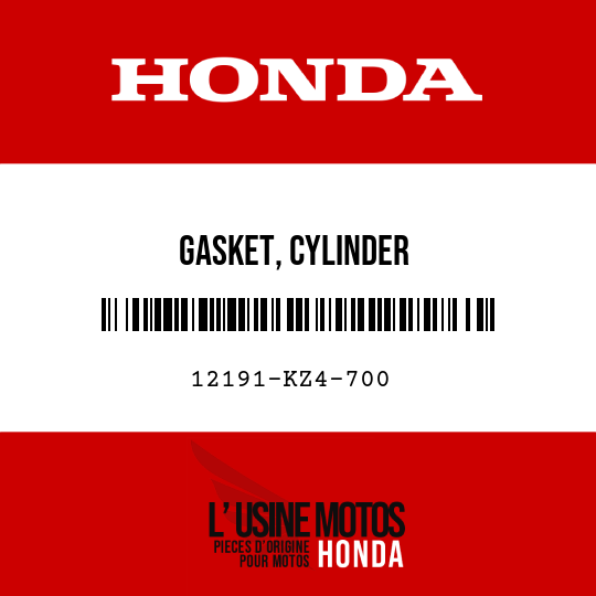 image de 12191-KZ4-700 GASKET, CYLINDER
