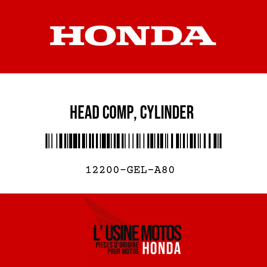 image de 12200-GEL-A80 HEAD COMP, CYLINDER
