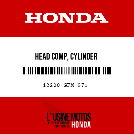 image de 12200-GFM-971 HEAD COMP, CYLINDER