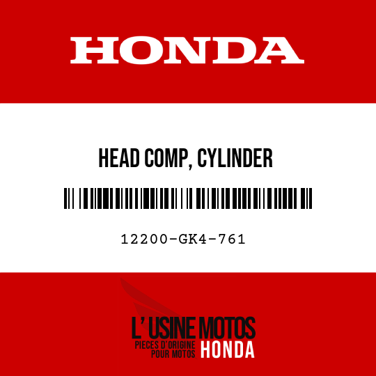 image de 12200-GK4-761 HEAD COMP, CYLINDER
