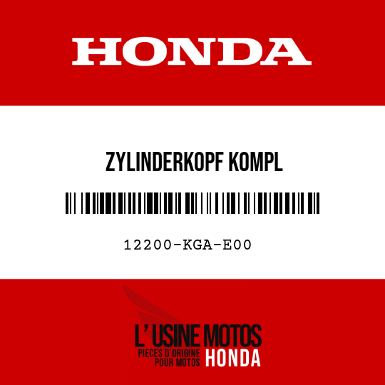 image de 12200-KGA-E00 ZYLINDERKOPF KOMPL