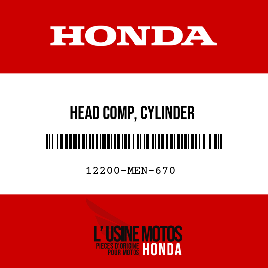 image de 12200-MEN-670 HEAD COMP, CYLINDER
