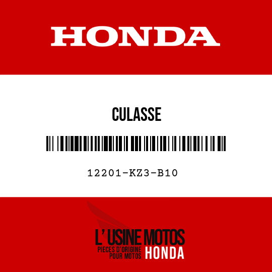 image de 12201-KZ3-B10 CULASSE