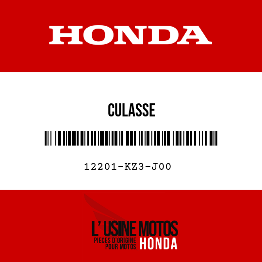 image de 12201-KZ3-J00 CULASSE
