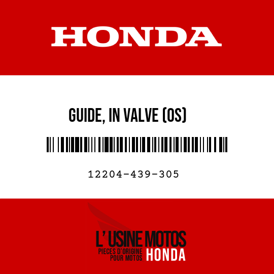 image de 12204-439-305 GUIDE, IN VALVE (OS)