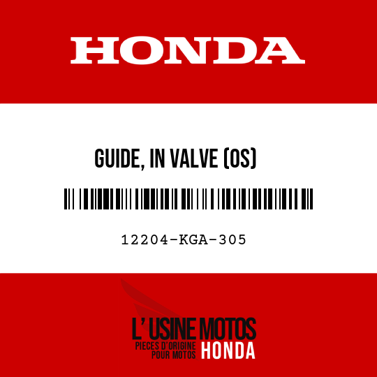 image de 12204-KGA-305 GUIDE, IN VALVE (OS)