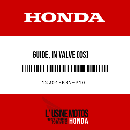 image de 12204-KRN-P10 GUIDE, IN VALVE (OS)
