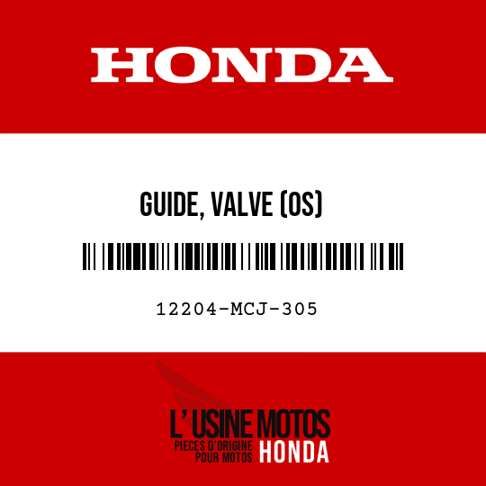 image de 12204-MCJ-305 GUIDE, VALVE (OS)