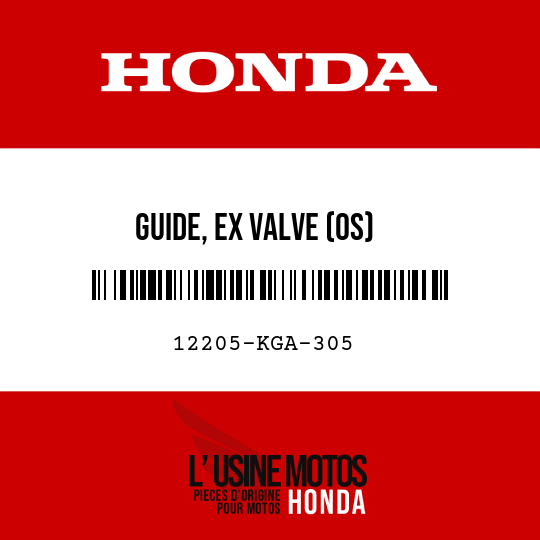 image de 12205-KGA-305 GUIDE, EX VALVE (OS)