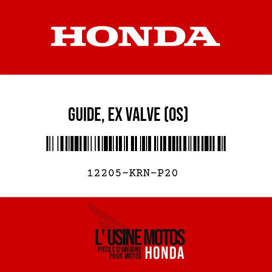 image de 12205-KRN-P20 GUIDE, EX VALVE (OS)