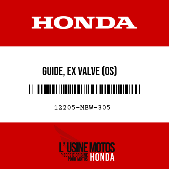 image de 12205-MBW-305 GUIDE, EX VALVE (OS)