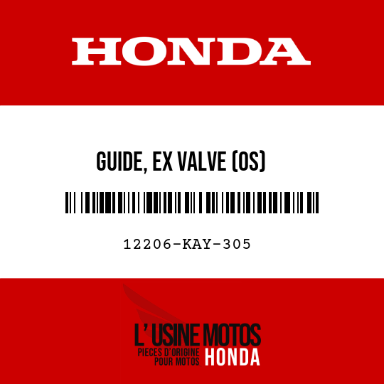 image de 12206-KAY-305 GUIDE, EX VALVE (OS)