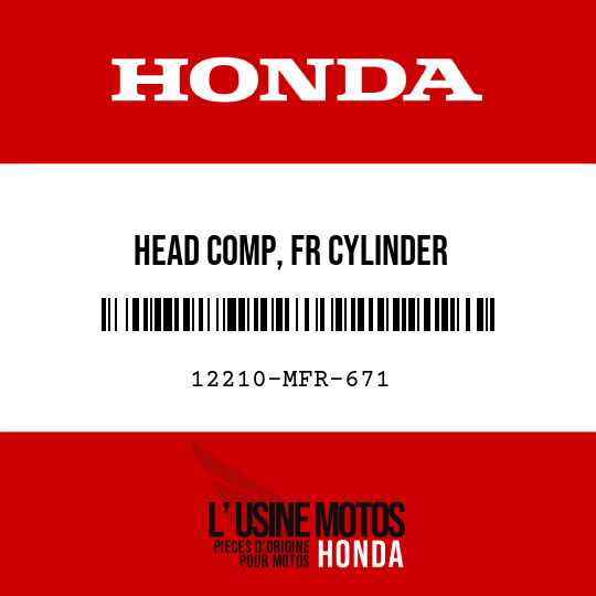 image de 12210-MFR-671 HEAD COMP, FR CYLINDER