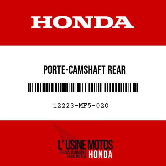 image de 12223-MF5-020 PORTE-CAMSHAFT REAR