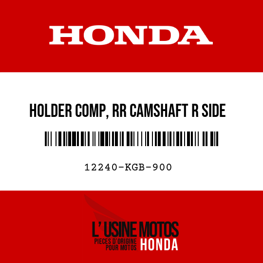 image de 12240-KGB-900 HOLDER COMP, RR CAMSHAFT R SIDE