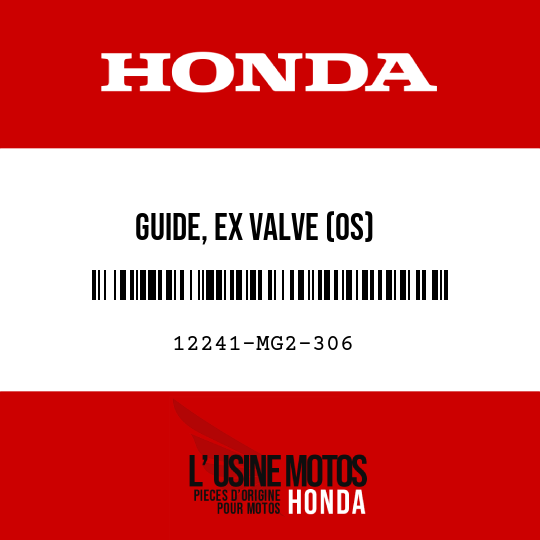 image de 12241-MG2-306 GUIDE, EX VALVE (OS)