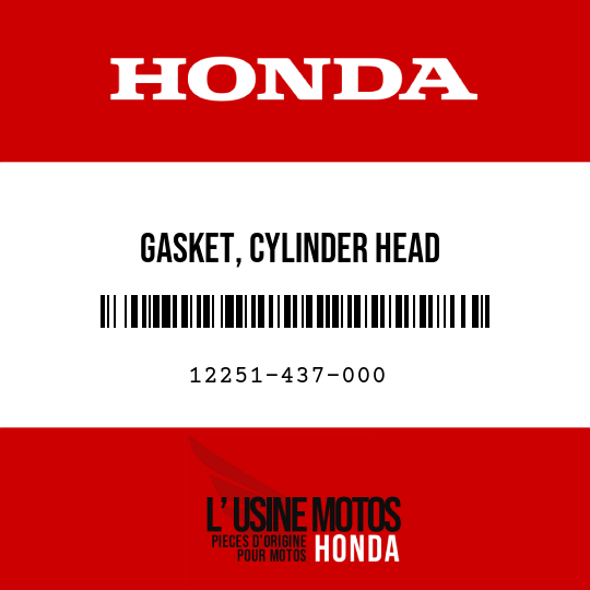 image de 12251-437-000 GASKET, CYLINDER HEAD