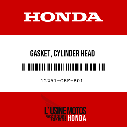 image de 12251-GBF-B01 GASKET, CYLINDER HEAD