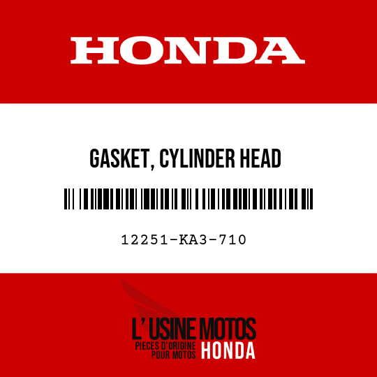 image de 12251-KA3-710 GASKET, CYLINDER HEAD