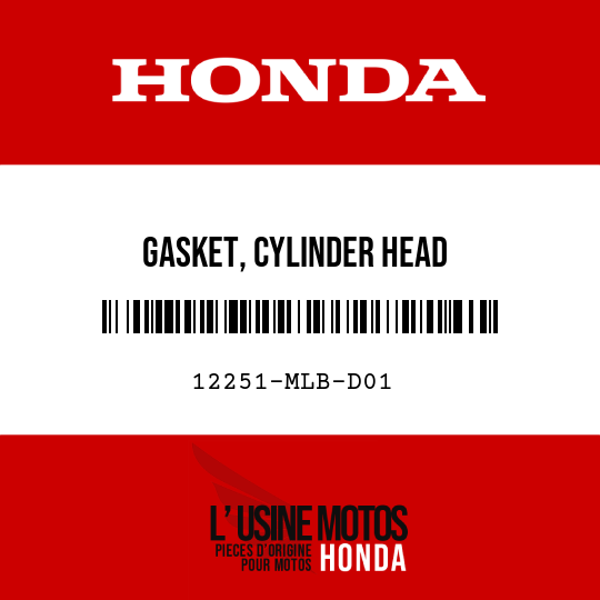 image de 12251-MLB-D01 GASKET, CYLINDER HEAD