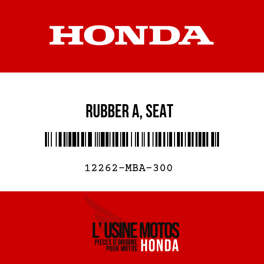 image de 12262-MBA-300 RUBBER A, SEAT