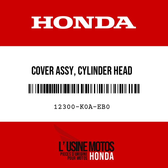 image de 12300-K0A-EB0 COVER ASSY, CYLINDER HEAD
