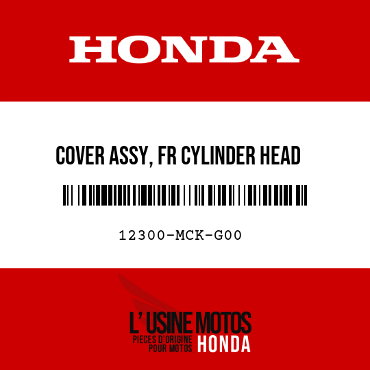 image de 12300-MCK-G00 COVER ASSY, FR CYLINDER HEAD